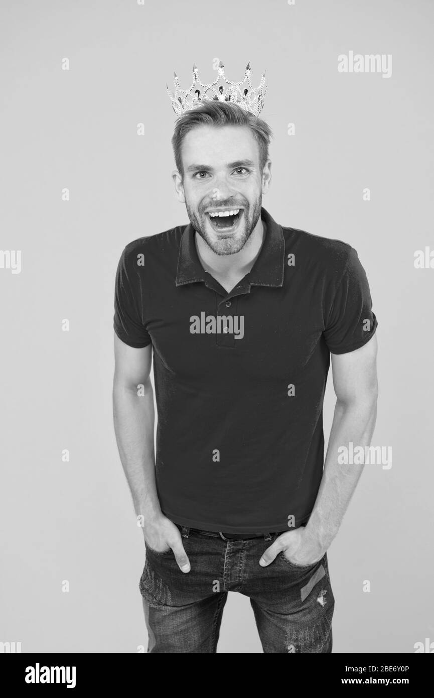 Selfish greedy man Black and White Stock Photos & Images - Alamy