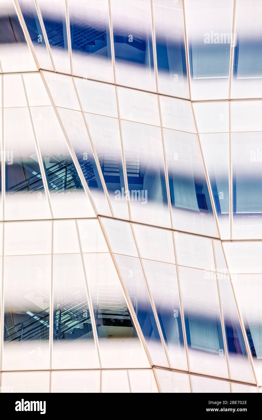 Office building facade in New York Stock Photo