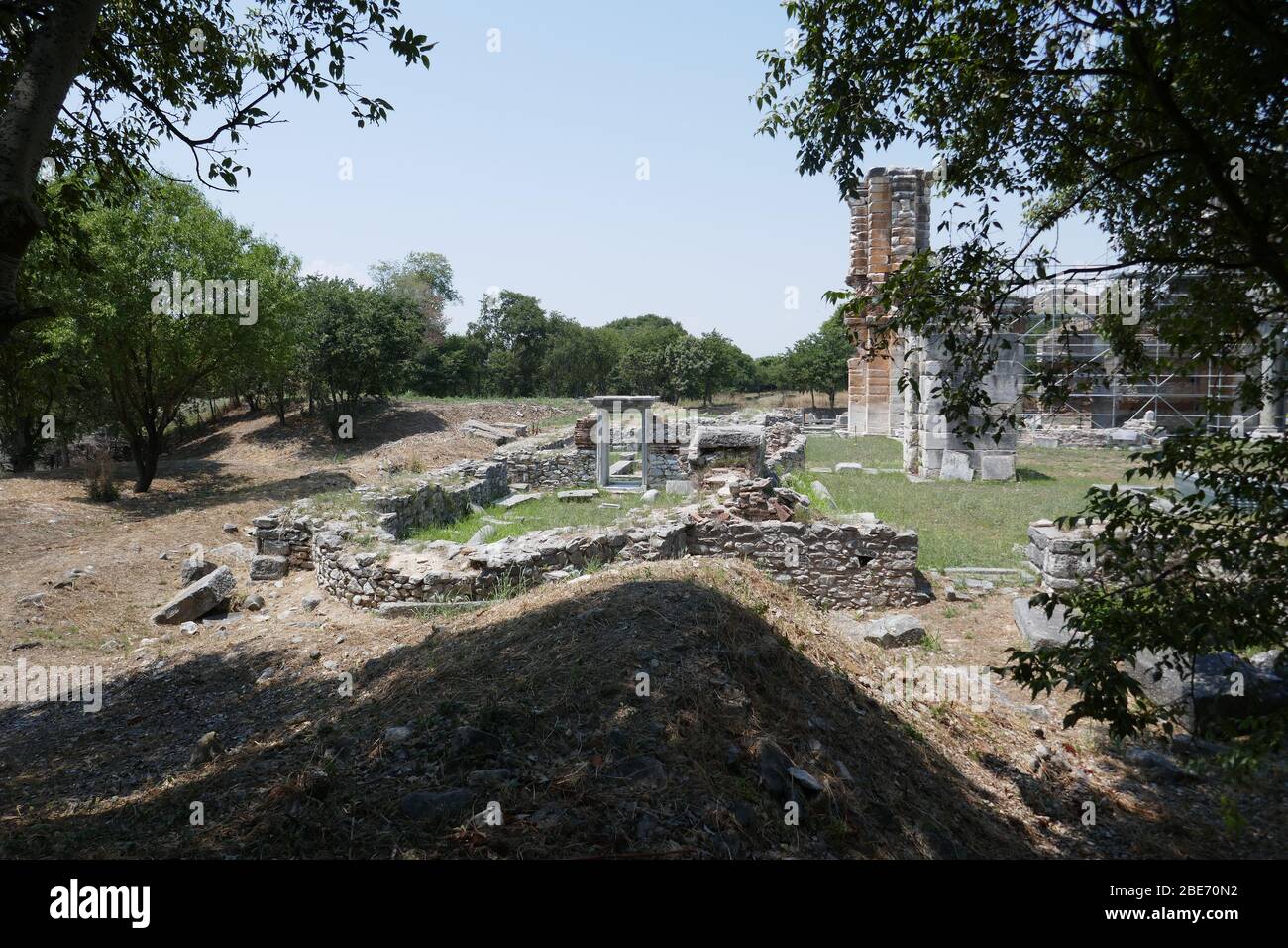 Archaeological Site of Phillipi Stock Photo - Alamy