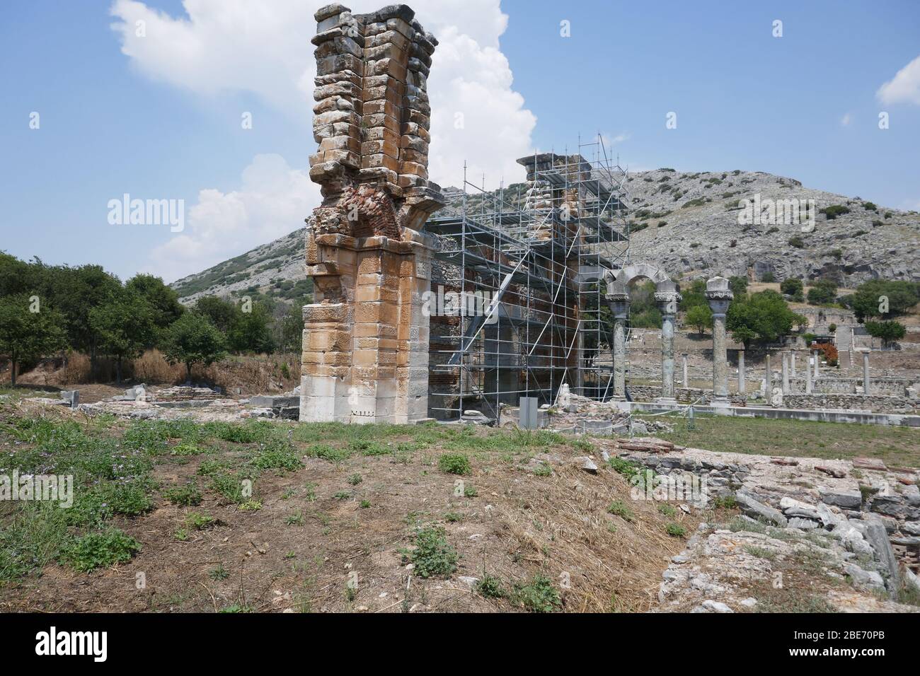 Archaeological Site of Phillipi Stock Photo - Alamy
