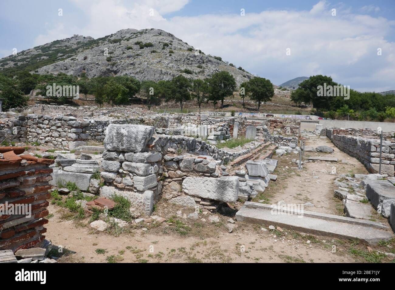 Archaeological Site of Phillipi Stock Photo - Alamy