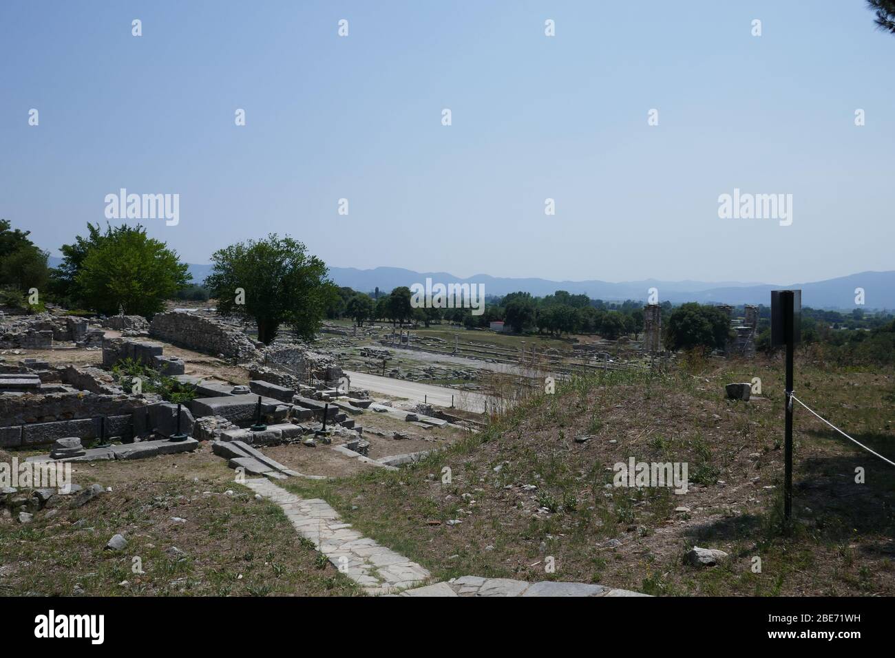 Archaeological Site of Phillipi Stock Photo - Alamy