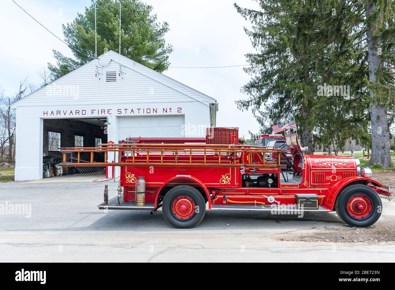 1929 Seagrave Suburbanite, Harvard Fire Dept, Station No 2 Stock