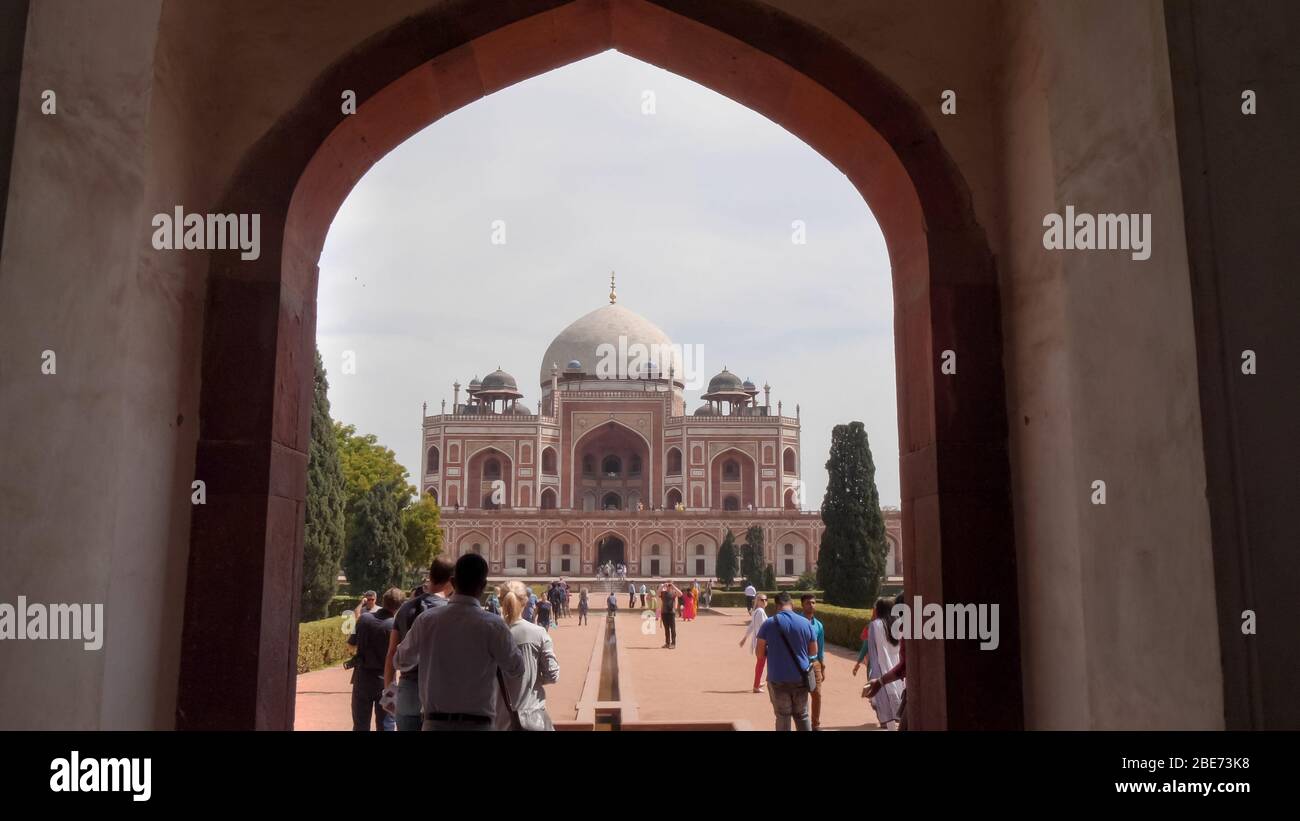 Entrance dome humayuns tomb hi-res stock photography and images - Alamy