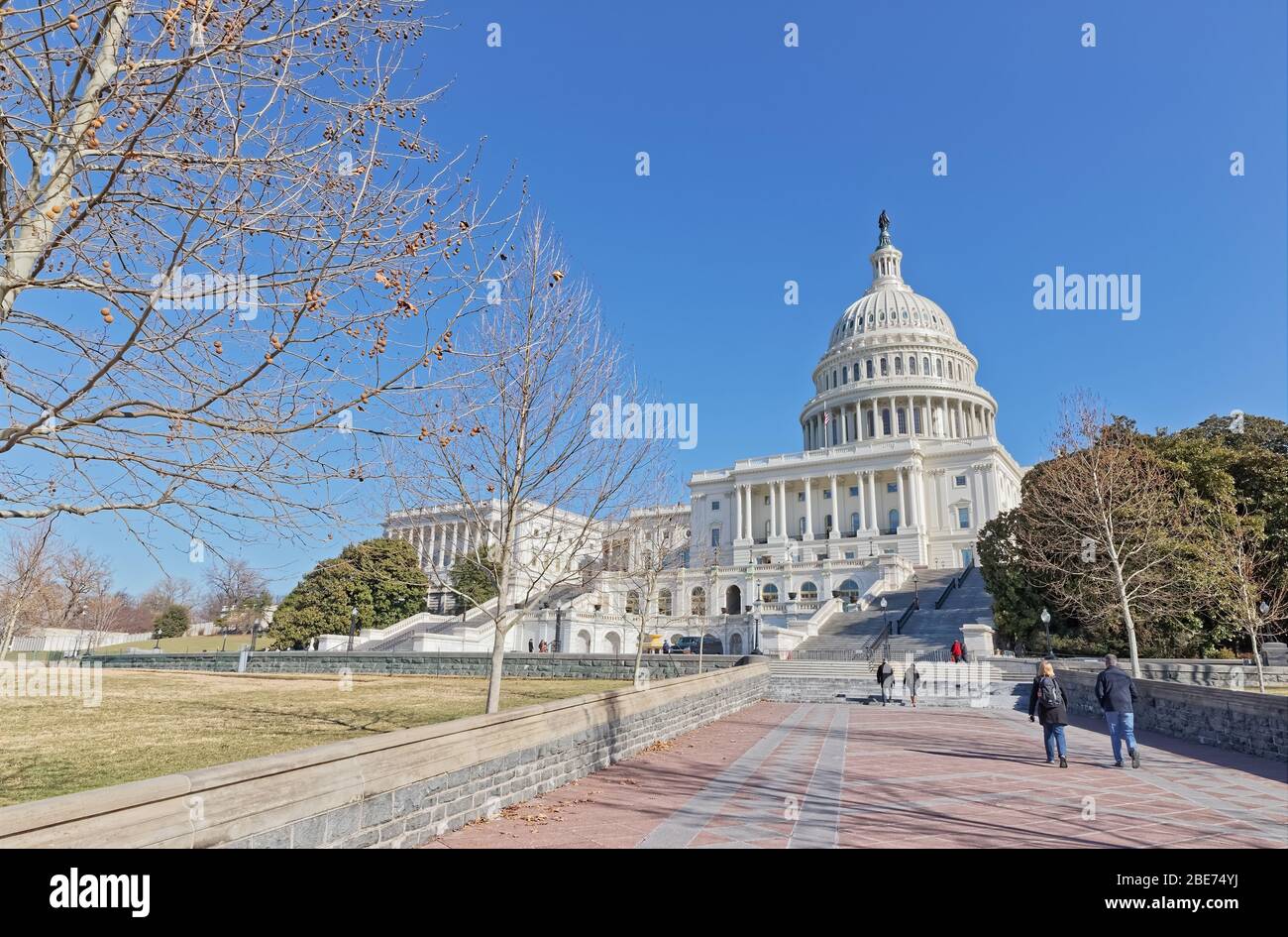 Sunny view united states capitol hi-res stock photography and images ...