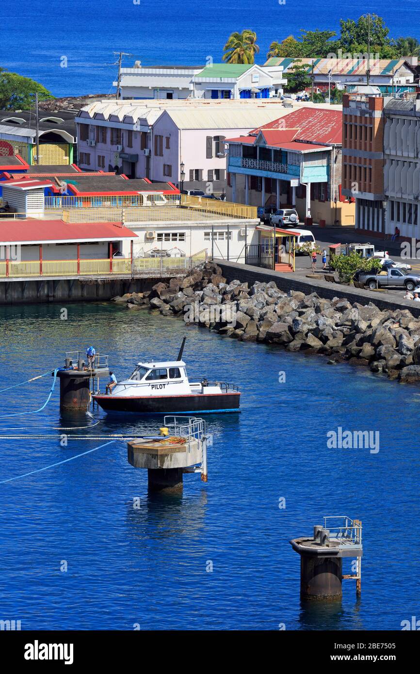 Port of Roseau,Dominica,Caribbean Stock Photo Alamy