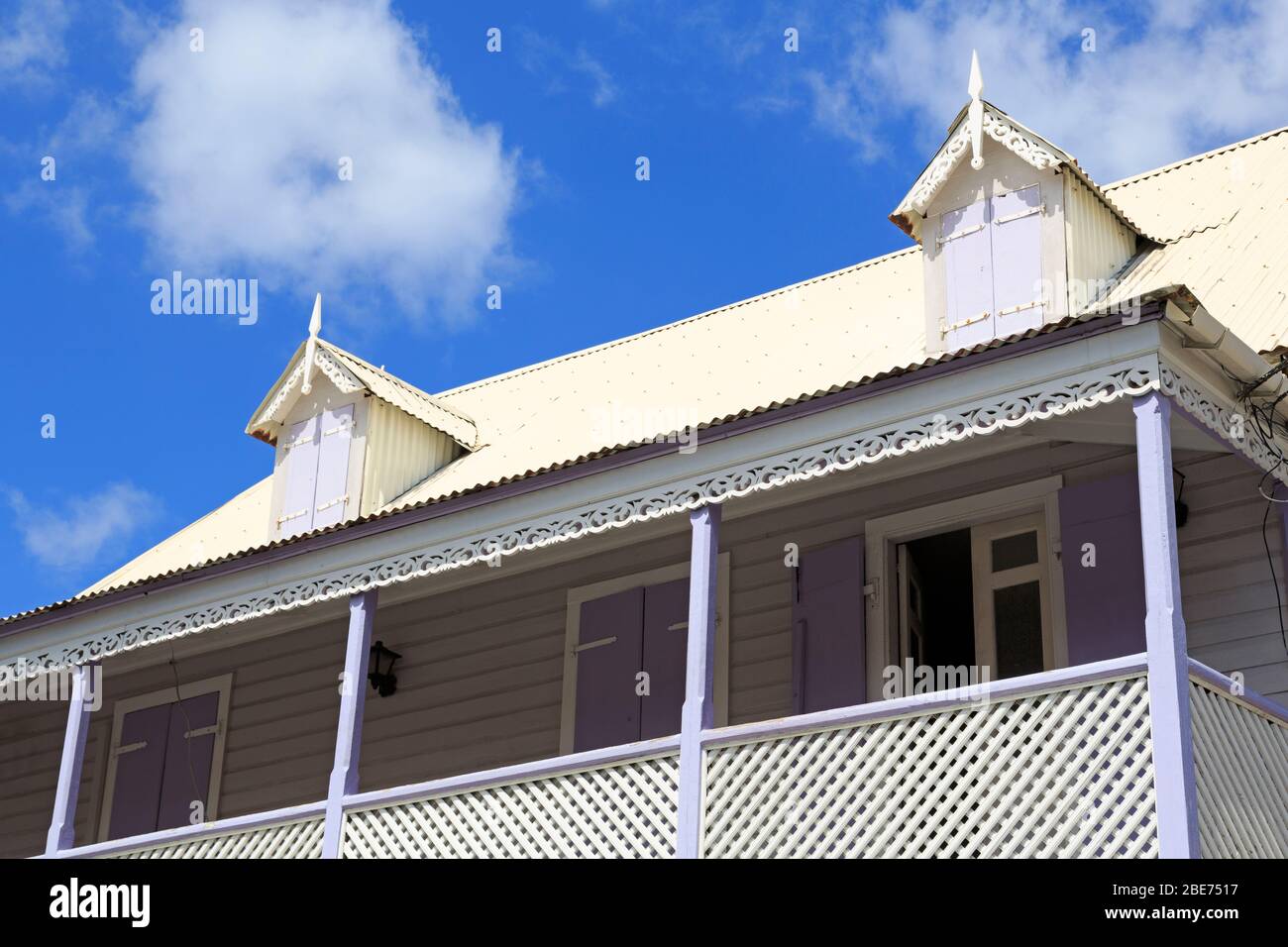 Traditional house in Roseau,Dominica,Caribbean Stock Photo Alamy