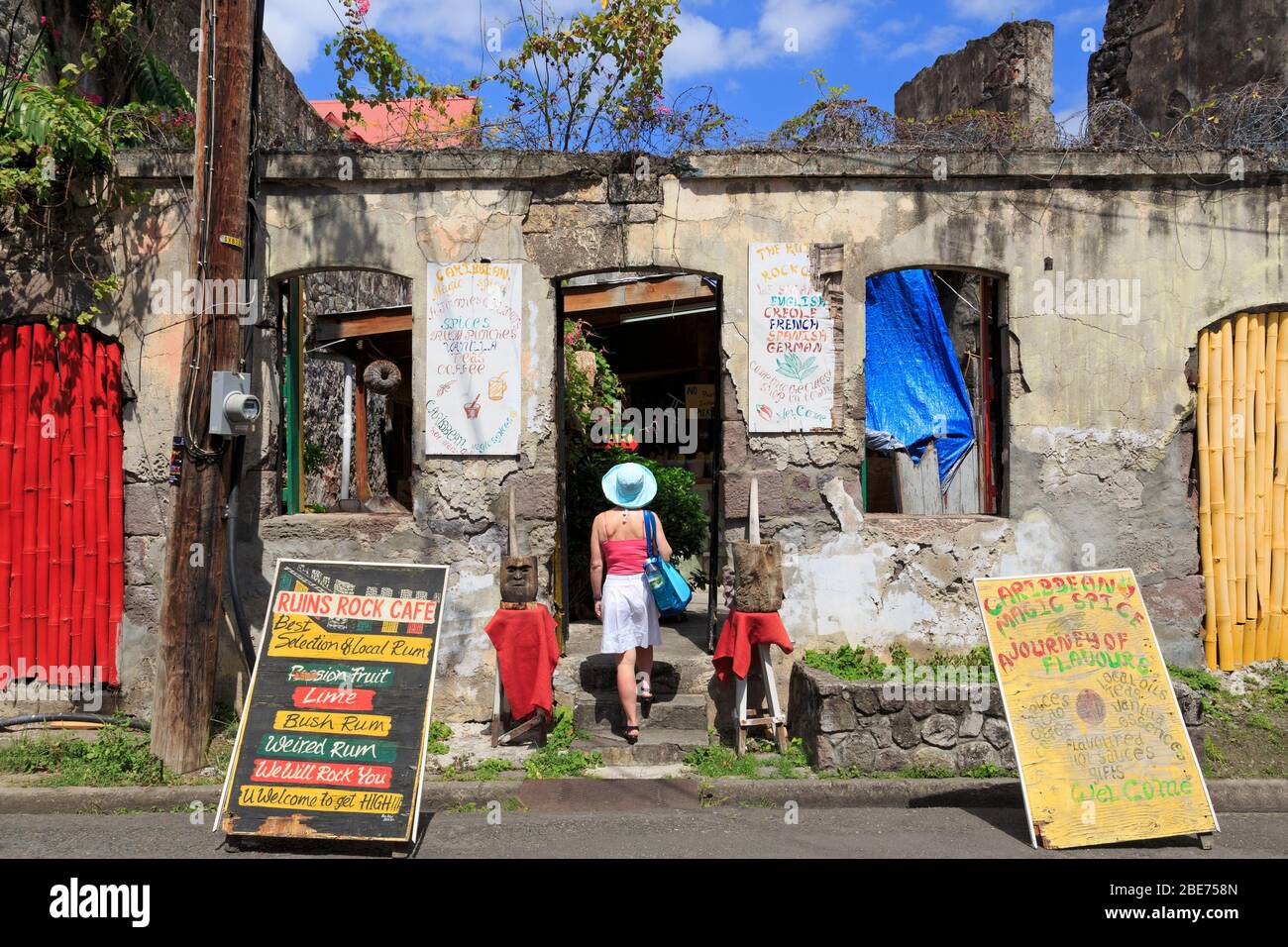 Dominica roseau old market hires stock photography and images Alamy
