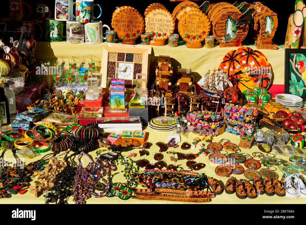 Store in Old Market Square,Roseau,Dominica,Caribbean Stock Photo Alamy