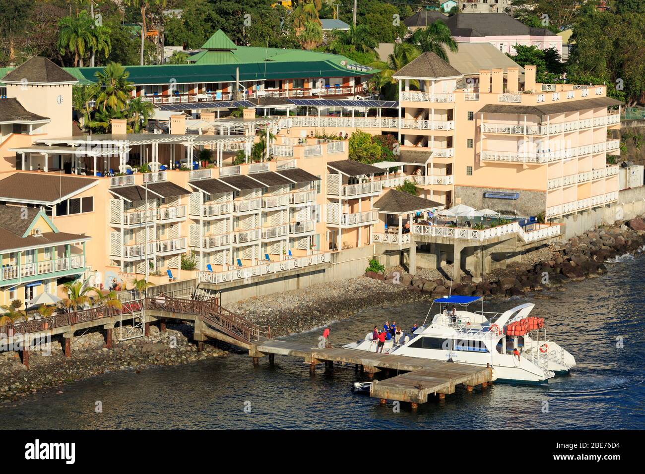 Fort Young Hotel,Roseau,Dominica,Caribbean Stock Photo Alamy