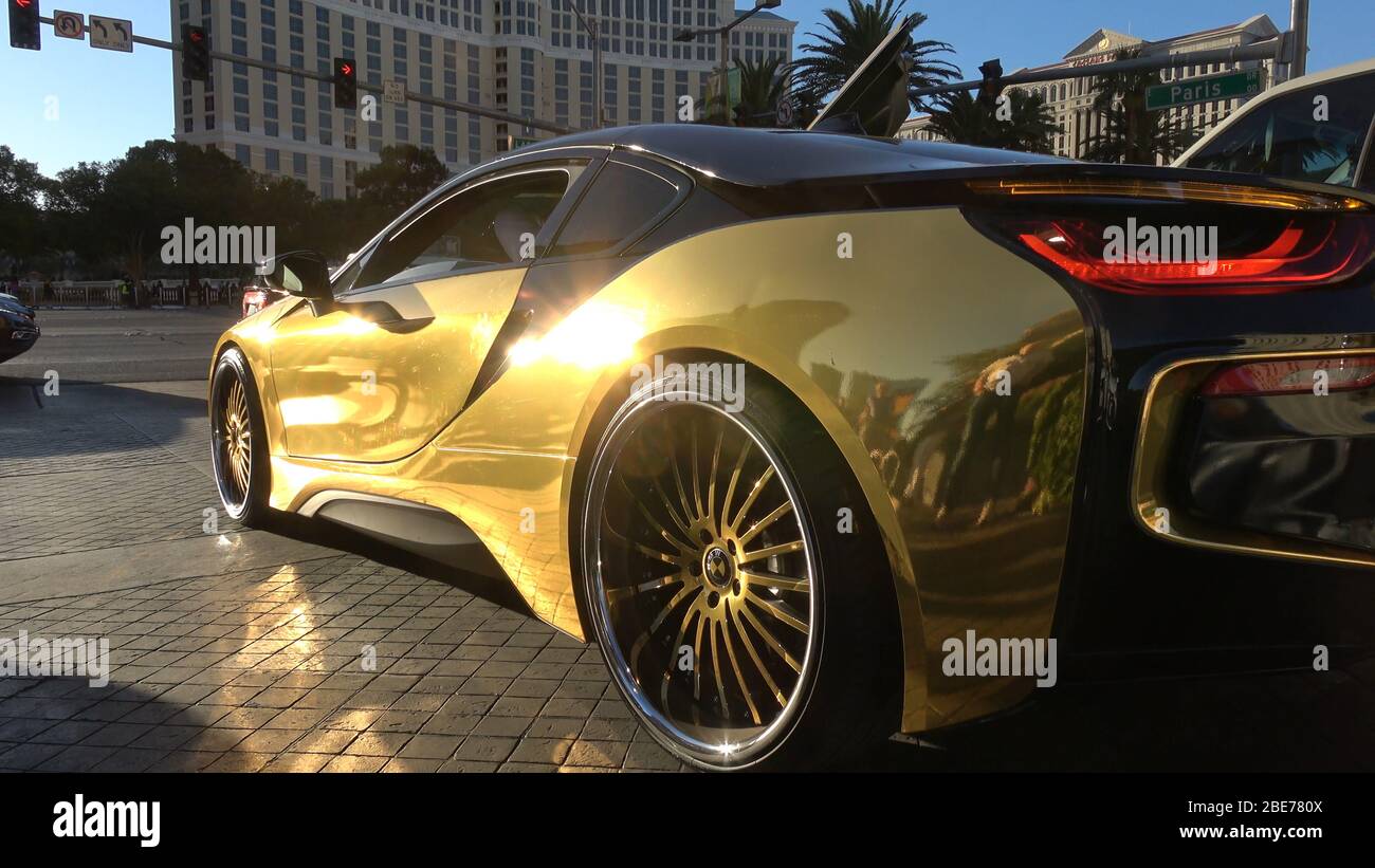 Sports car las vegas boulevard hi-res stock photography and images - Alamy