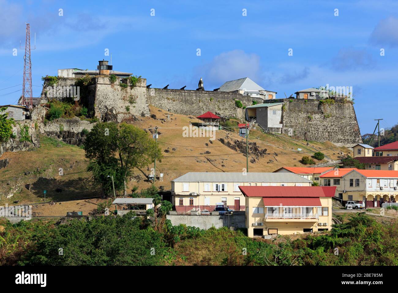 Fort George,St. Georges,Grenada,Caribbean Stock Photo