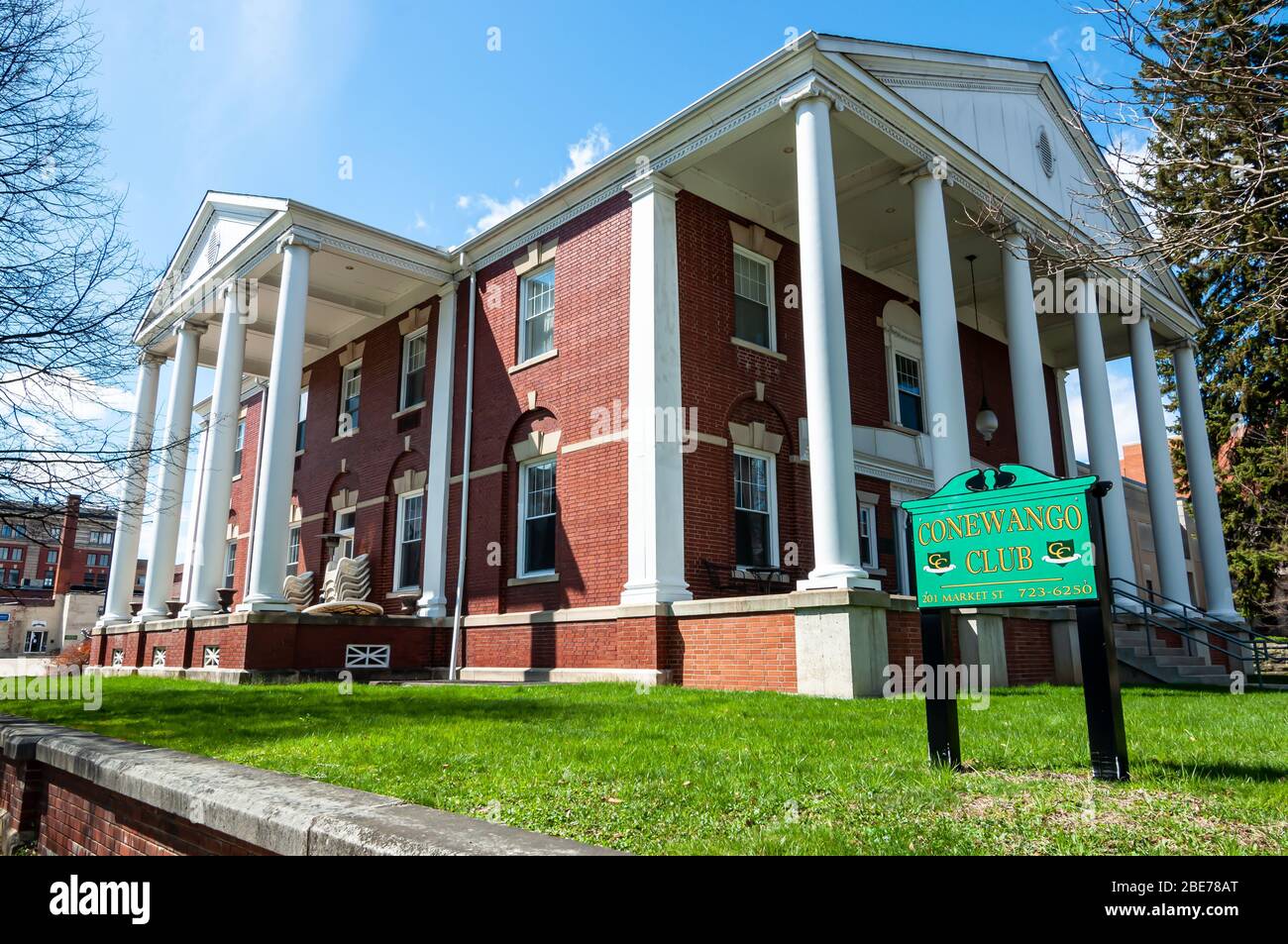 The Conewango Club of Warren, a social club since 1896 on the corner of