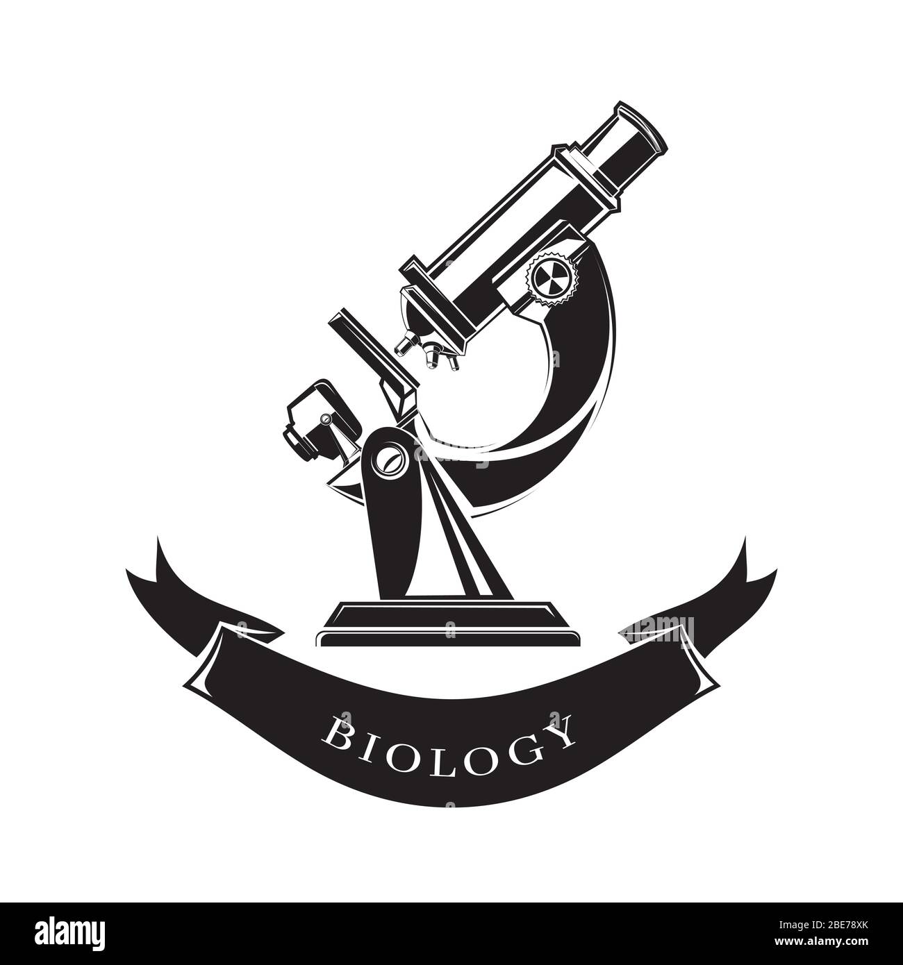 Black and white vector icon science biology Stock Vector Image & Art