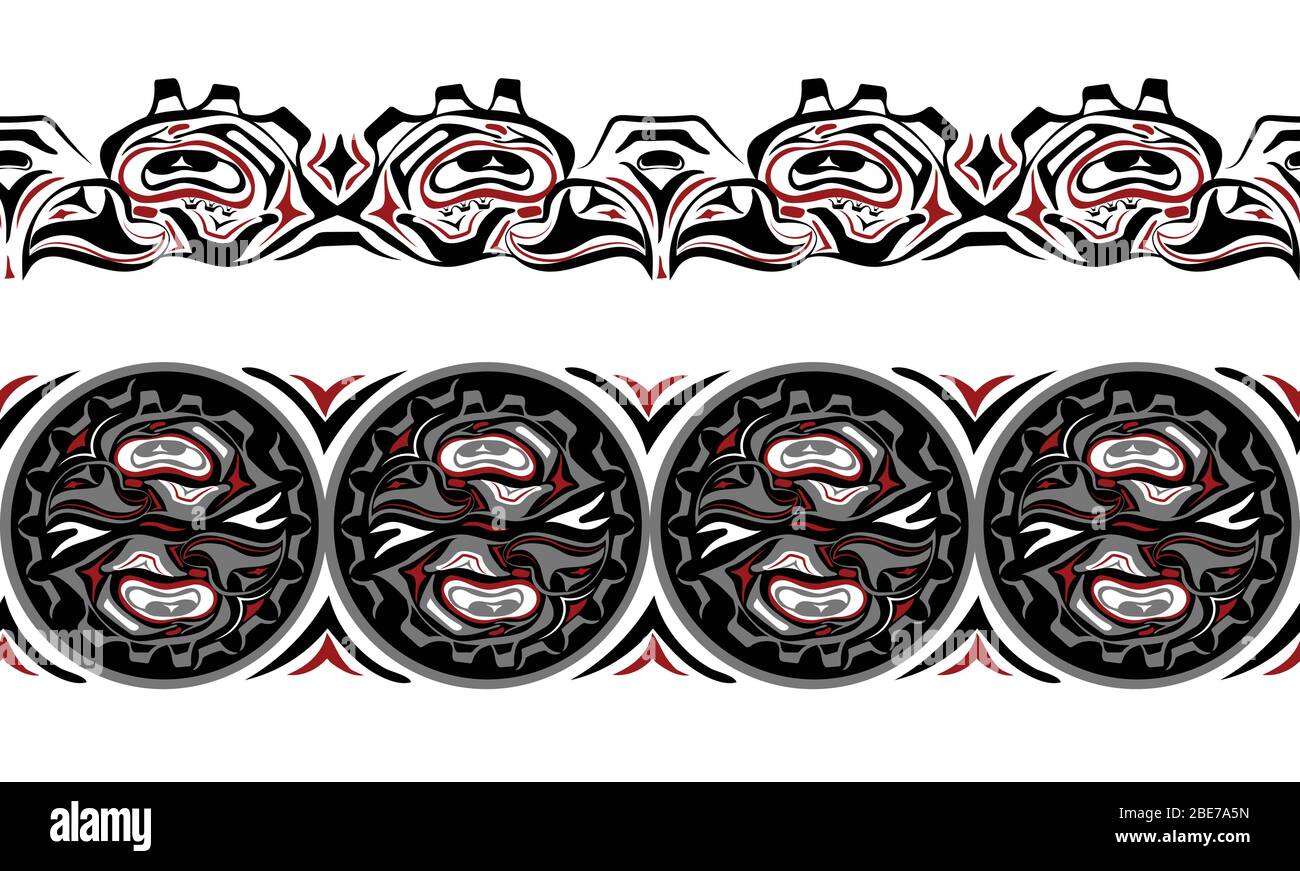 abstract background native north american set Stock Vector Image & Art ...