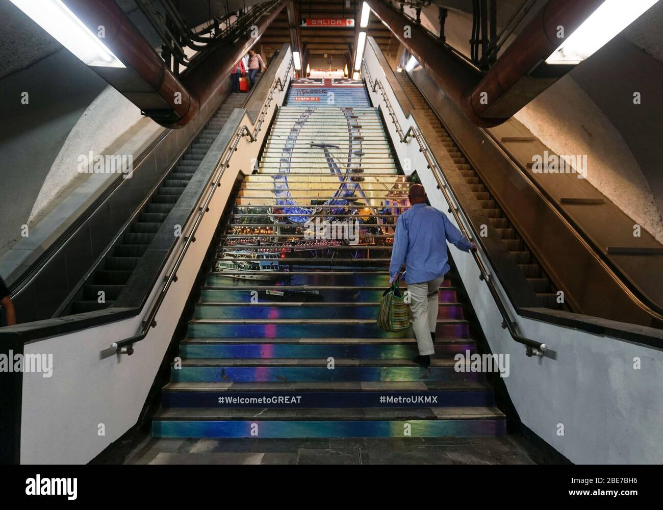 Painted mural of the London Eye on the stairway of Metro Auditorio subway Station in Mexico City, Mexico Stock Photo - Alamy Painted mural of the London Eye on the stairway of Metro Auditorio subway Station in Mexico City, Mexico Stock Photo - Alamy