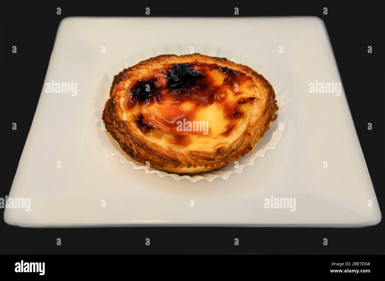 Pasteis de nata porto on white hires stock photography and images Alamy