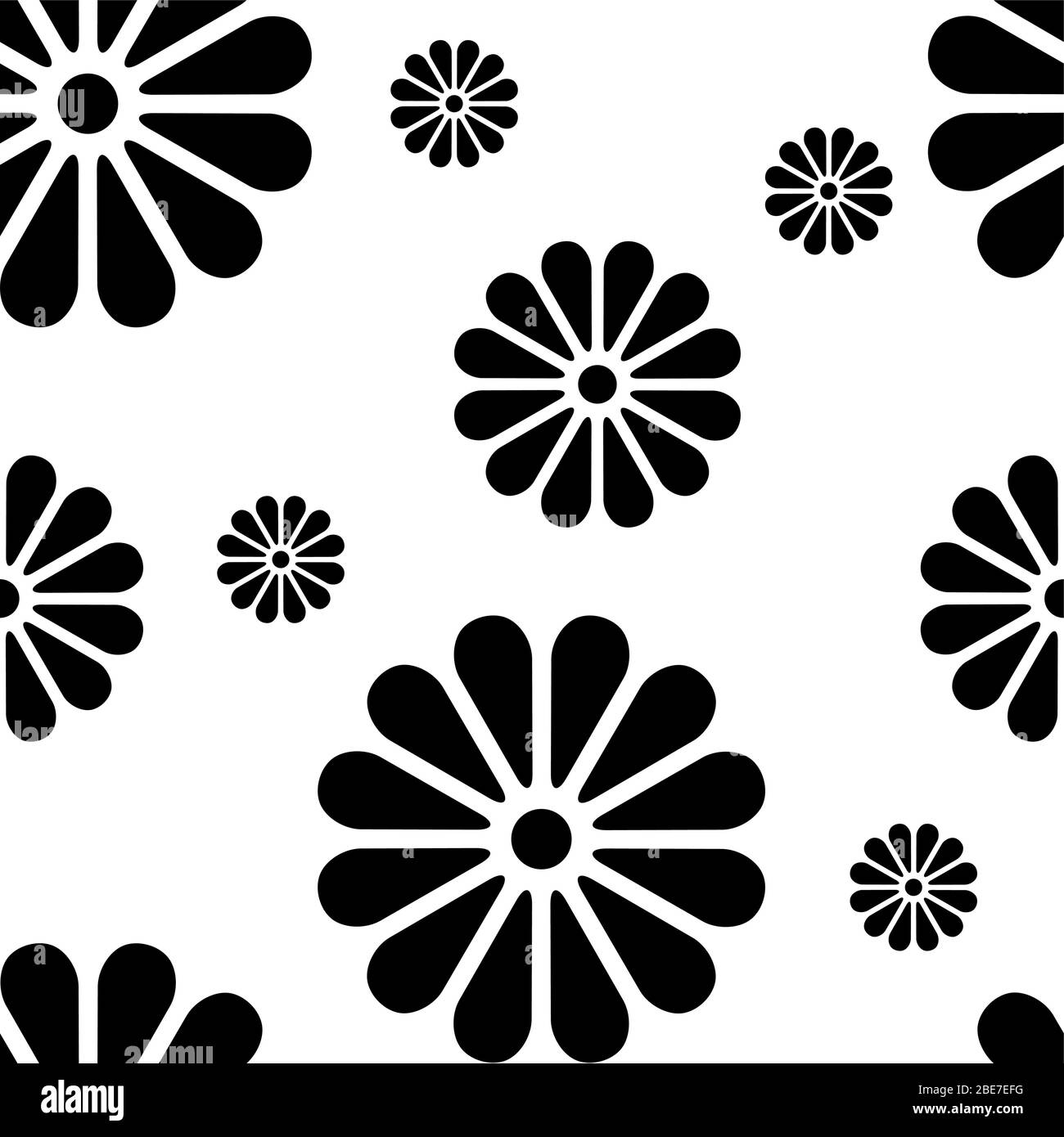 This is a illustration of Chrysanthemum crest Japanese style pattern