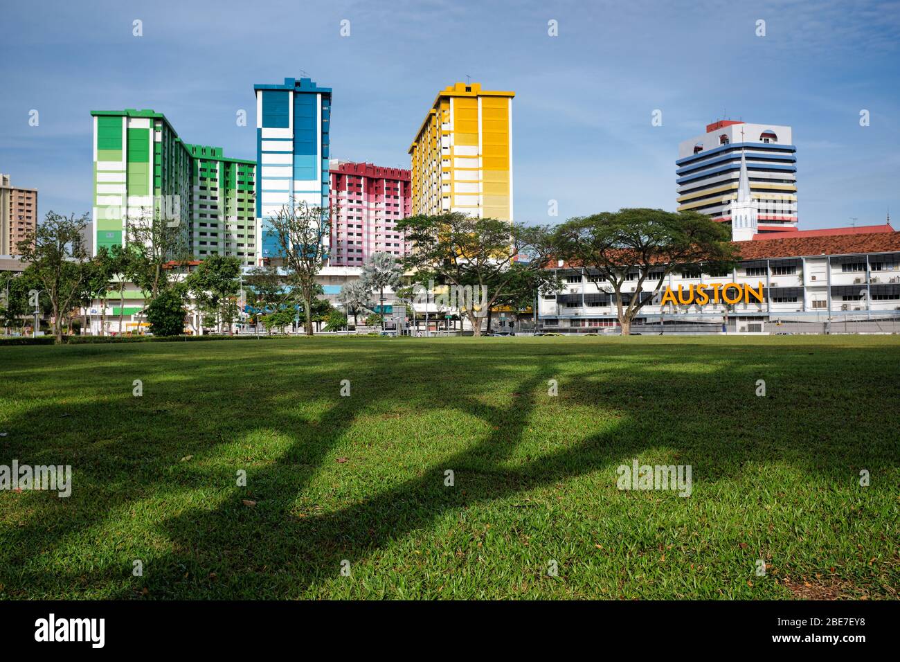 The erstwhile iconic apartment buildings of Rochor Centre, Singapore ...