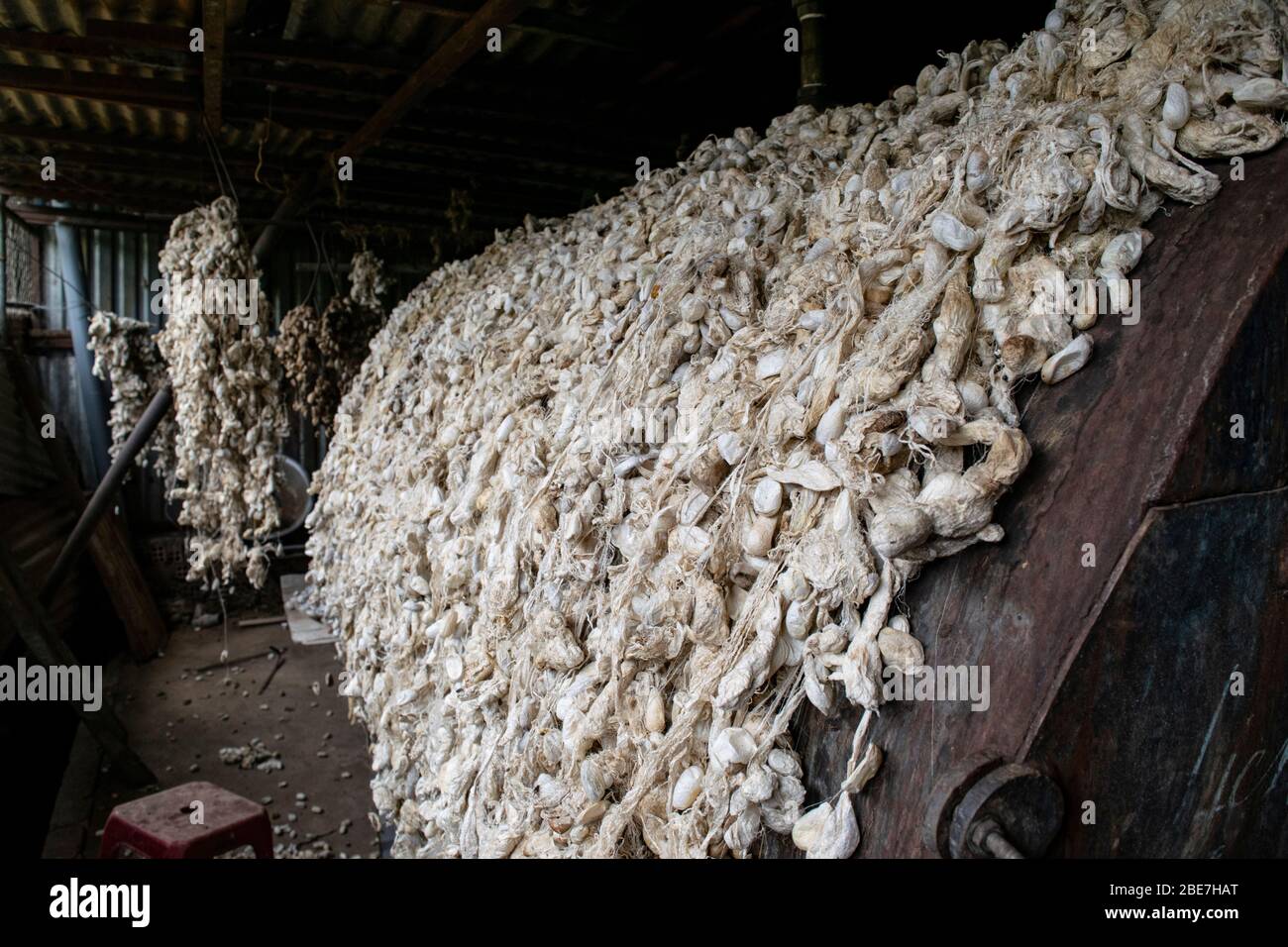 Ancient silk production hi-res stock photography and images - Alamy