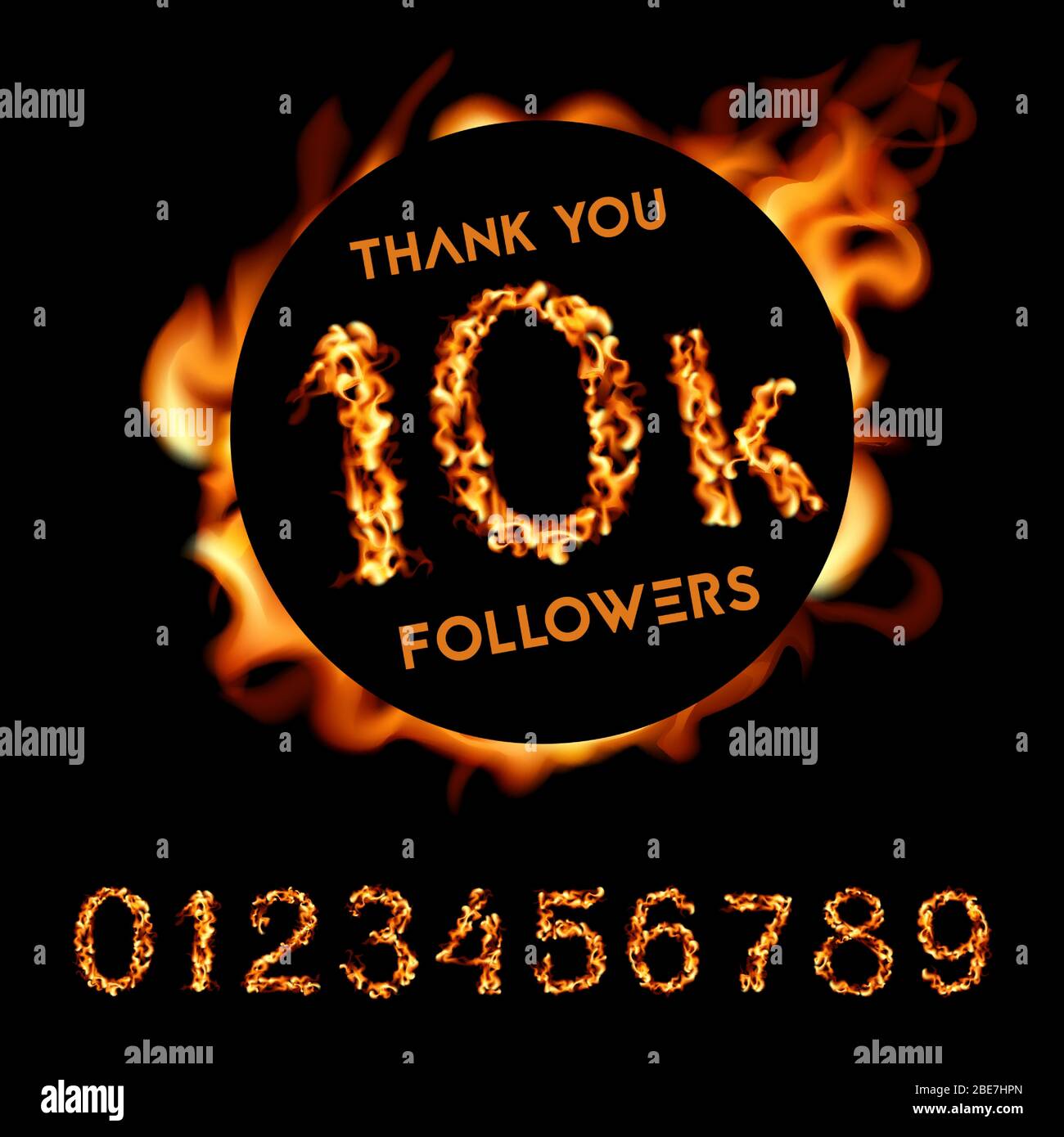 Thank You 10k Followers Fire Design Vector Illustration Card On Black Background Stock Vector Image Art Alamy Thank You 10k Followers Fire Design Vector Illustration Card On Black Background Stock Vector Image Art Alamy