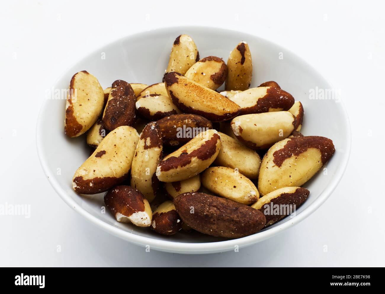 Amazon nuts isolated on white background Stock Photo Alamy