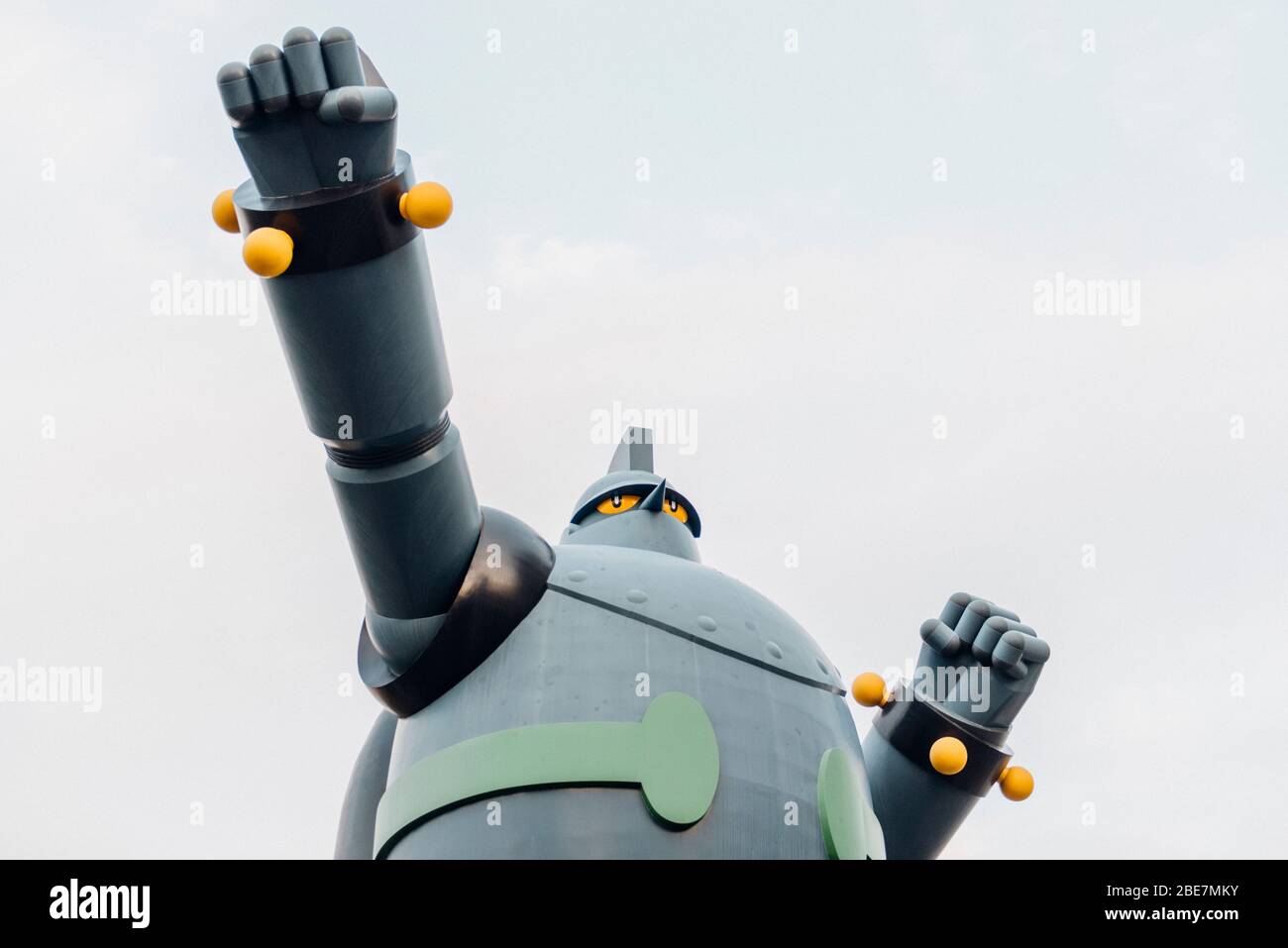 Tetsujin Building The Tetsujin 28 monument symbolizes the reconstruction of Kobe City ...