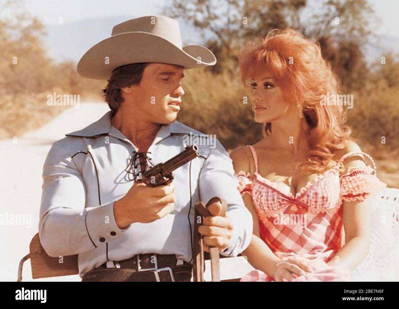 THE VILLAIN 1979 Columbia Pictures film with Ann-Margret and  Arnold Schwarzenegger Stock Photo