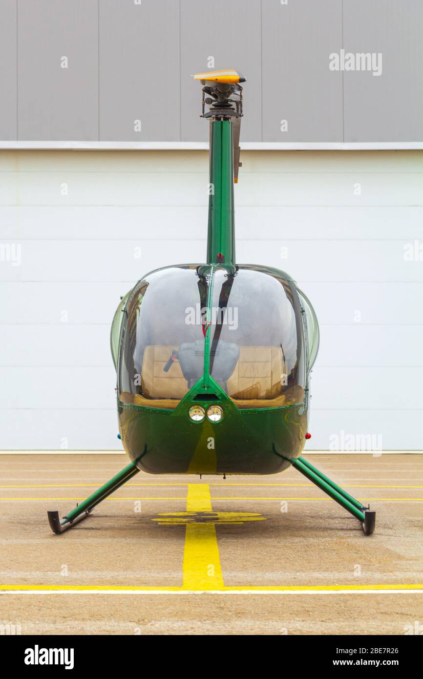 MOSCOW, RUSSIA July 21, 2014Robinson R44 is fourseat light