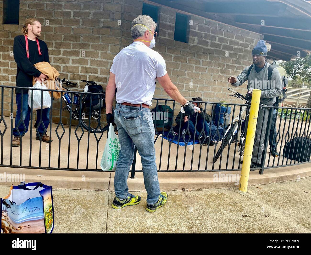 Santa Barbara California Usa 12th Apr The Situation For The Homeless Becomes Ever More Dire As The Corona Virus Hits The Streets Full Force The Second Victim Of Covid 19 To Die