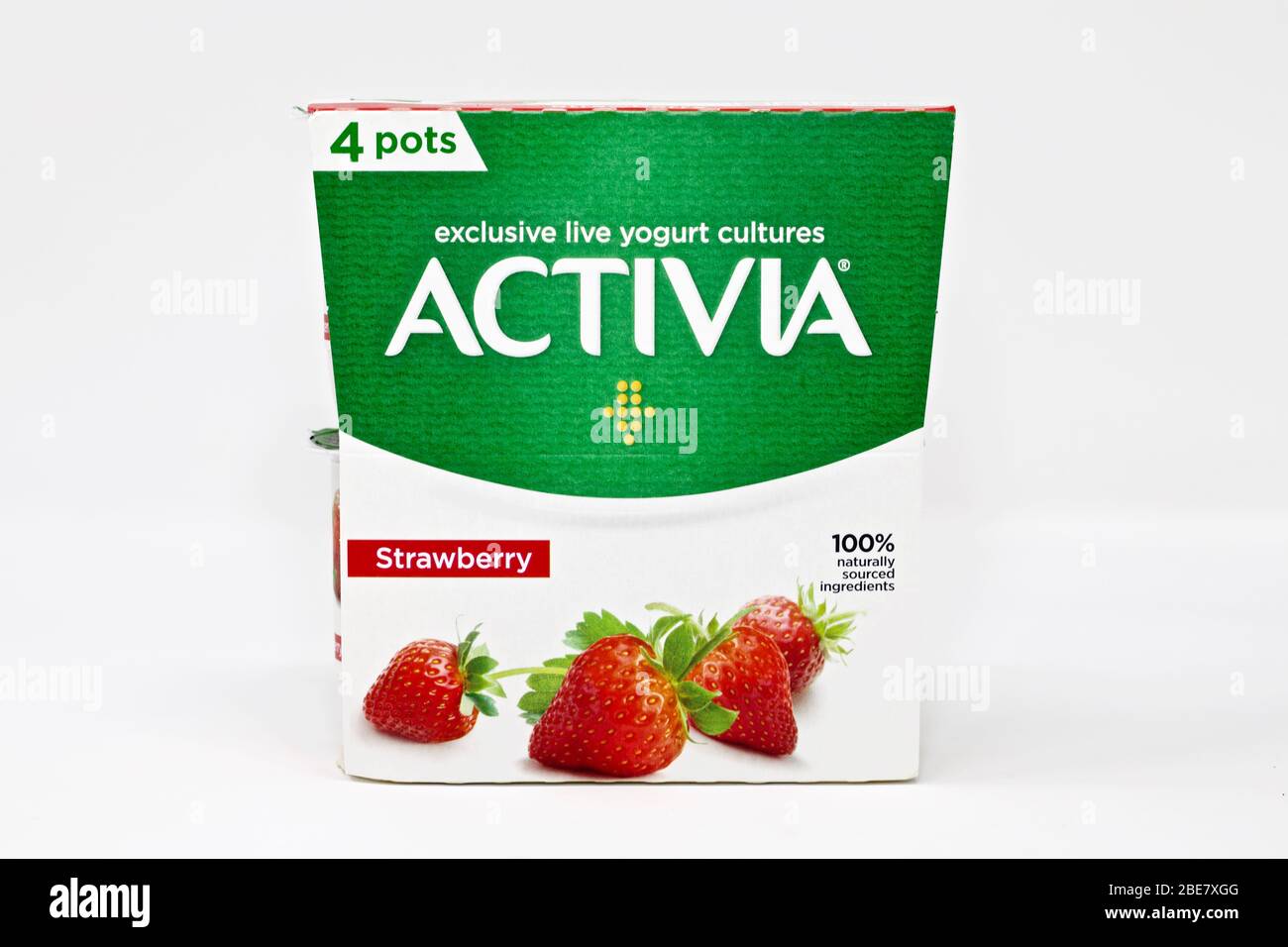 Alamy Activia Stock Strawberry Danone - Yogurt Photo