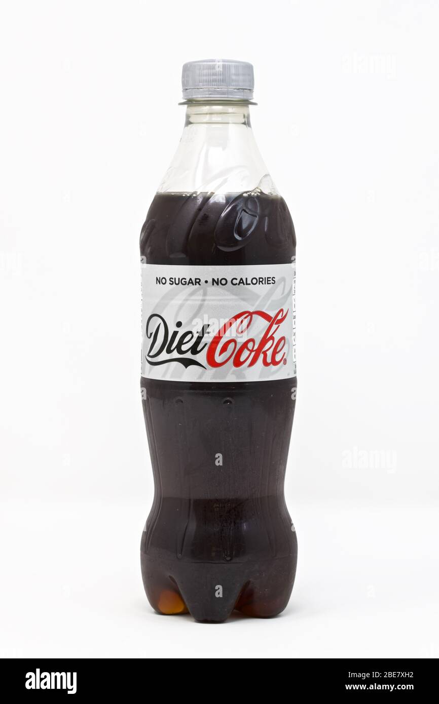 Bottle of Diet Coke Stock Photo