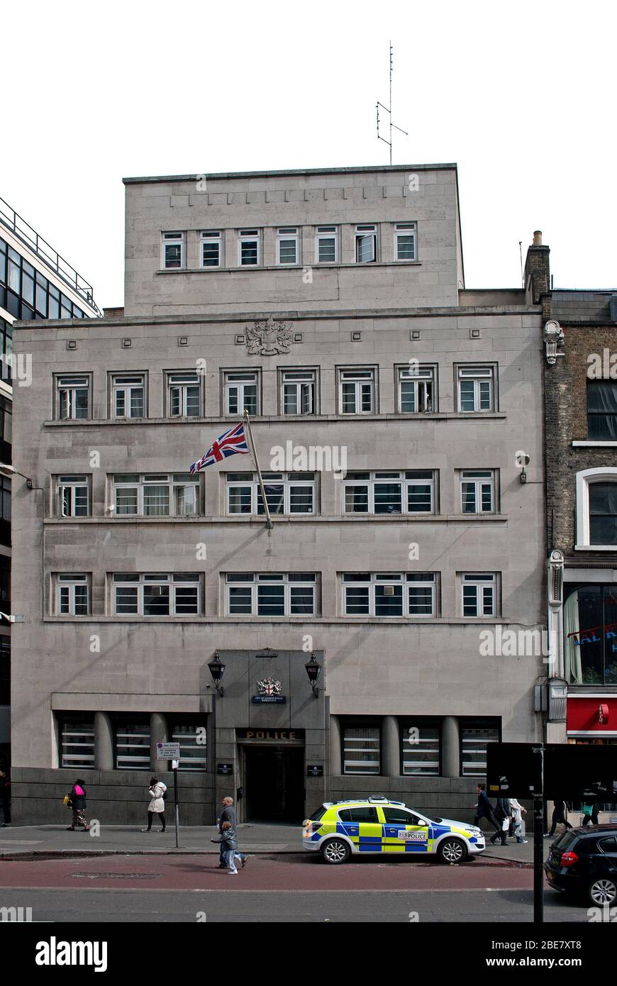 City of London Police Station 182 Bishopsgate, London EC2M 4NP by Vine & Vine Stock Photo