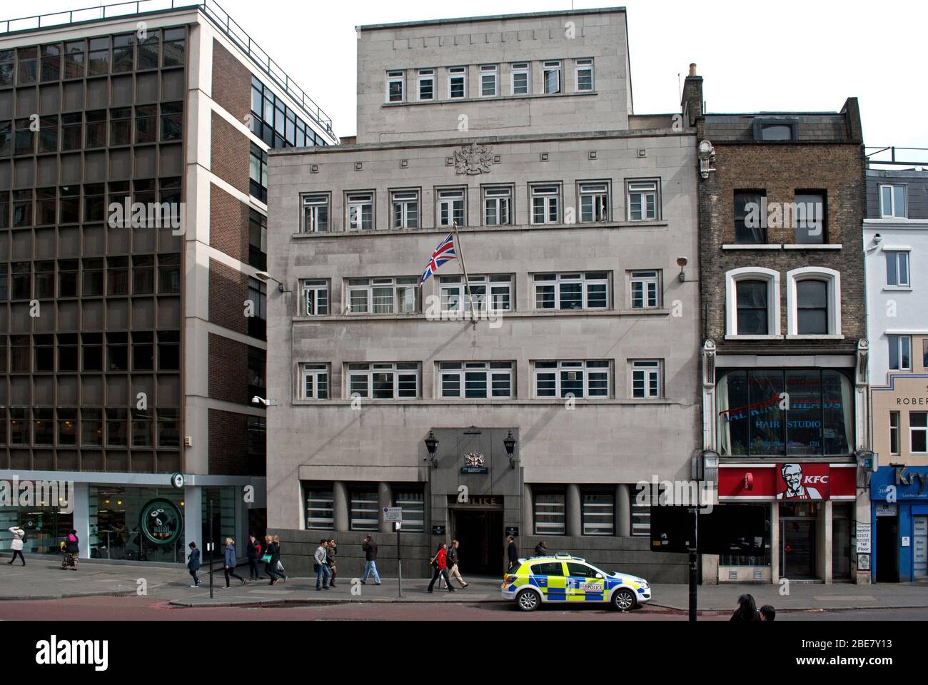 City of London Police Station 182 Bishopsgate, London EC2M 4NP by Vine & Vine Stock Photo