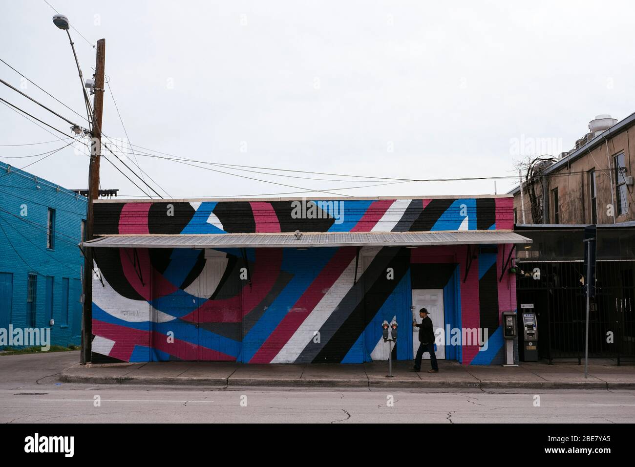 Closed bars in downtown Austin, Texas Stock Photo Alamy