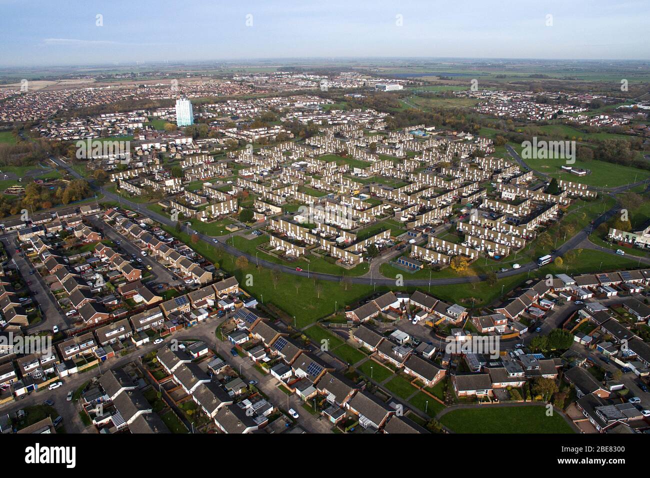Bransholme housing estate, Hull Stock Photo Alamy