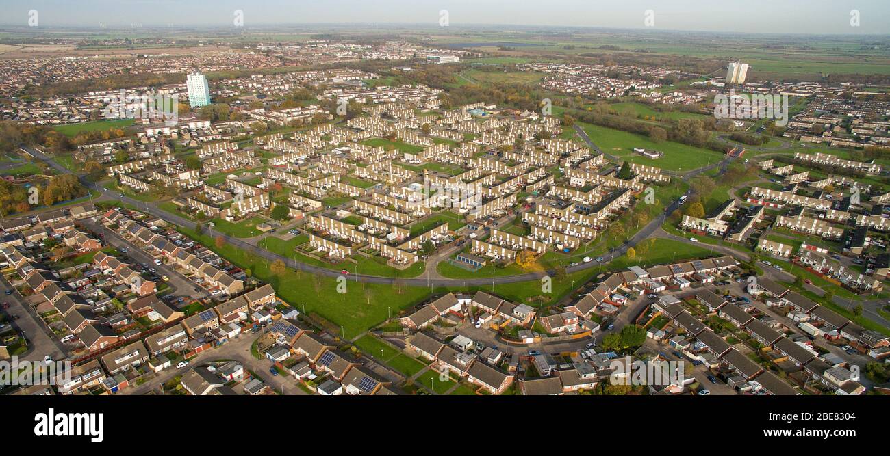 Bransholme housing estate, Hull Stock Photo Alamy