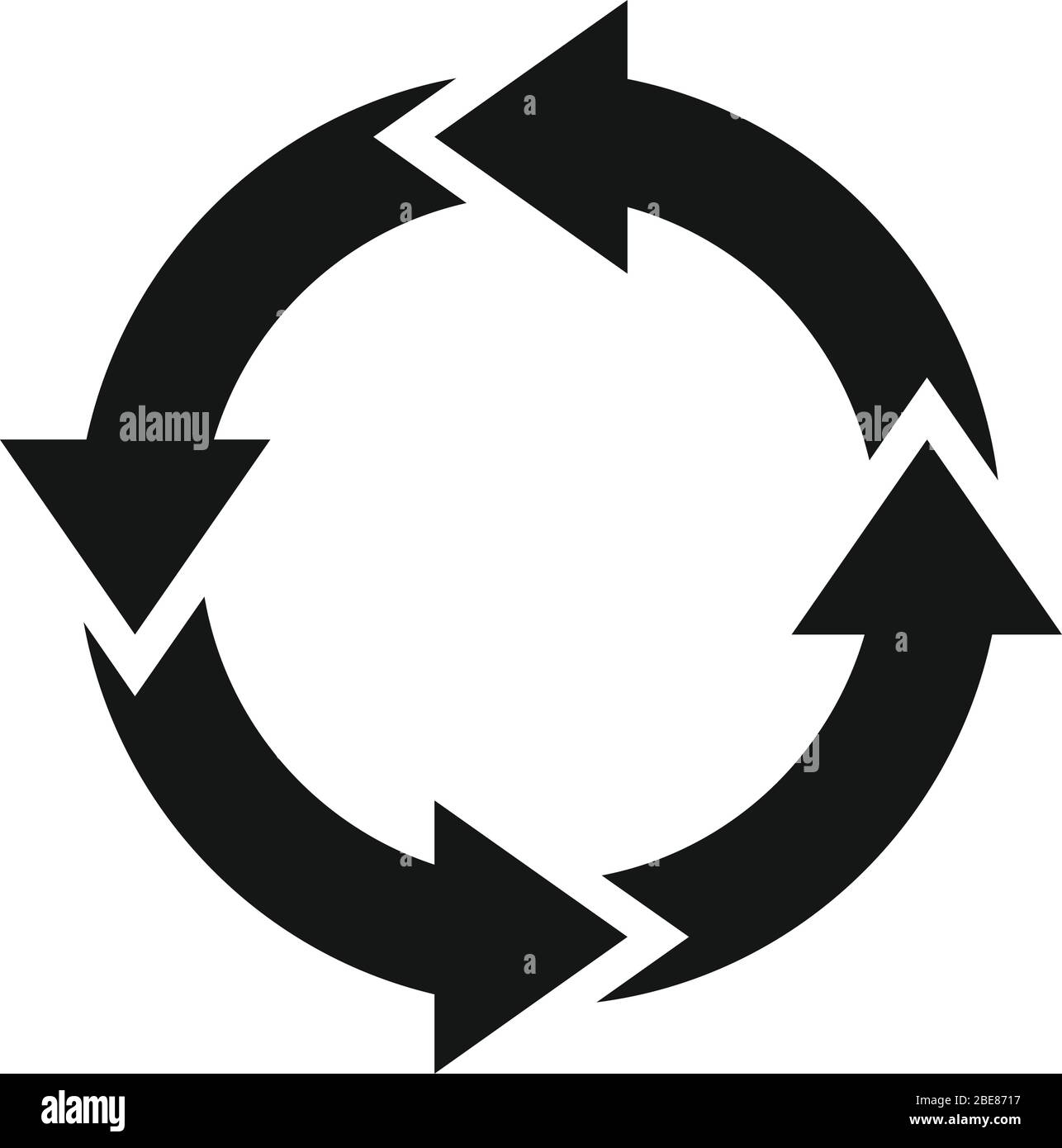 Water recycling icon. Simple illustration of water recycling vector ...