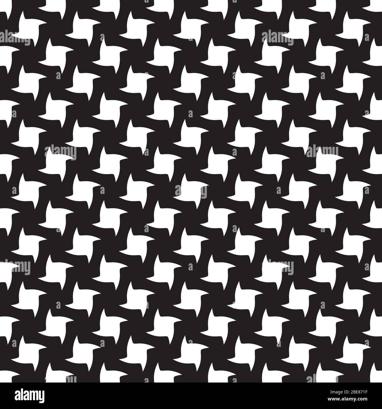 Abstract seamless twisted square pattern background Stock Vector