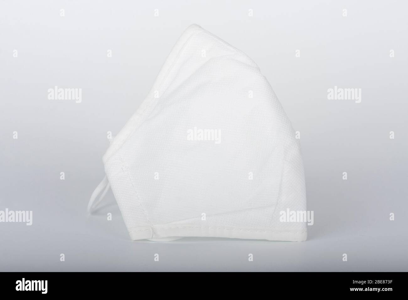 Face respirator ffp2, personal protective equipment to protect against the virus covid19 Stock