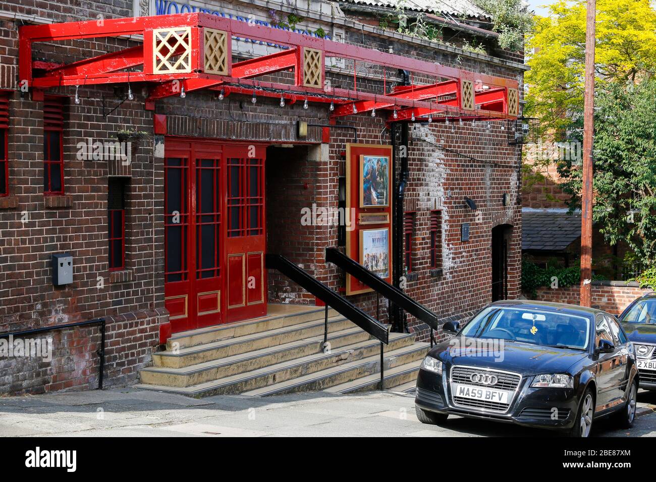 The Woolton Picturehouse, located in Woolton Village, is the last remaining single screen cinema in Liverpool. England. Stock Photo