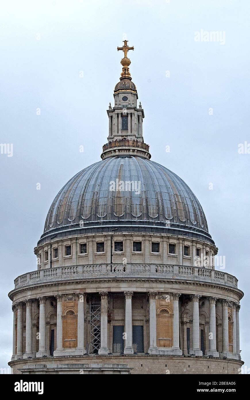 English Baroque Stone Classic Classical Diocese of London St. Paul's Cathedral, Ludgate Hill, London EC4M 8AD by Sir Christopher Wren Architect Stock Photo