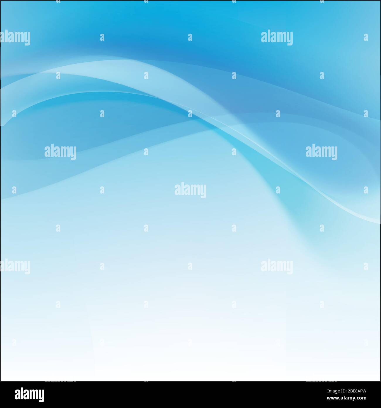 Abstract background Light blue curve and wave element  vector illustration Stock Vector