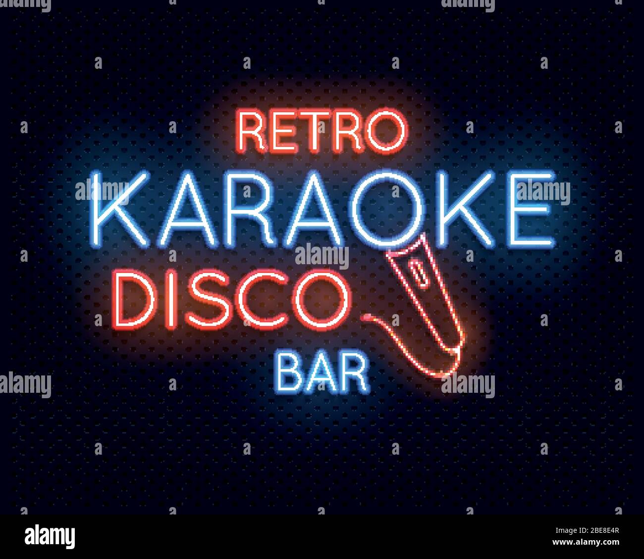 Karaoke neon sign hi-res stock photography and images - Alamy