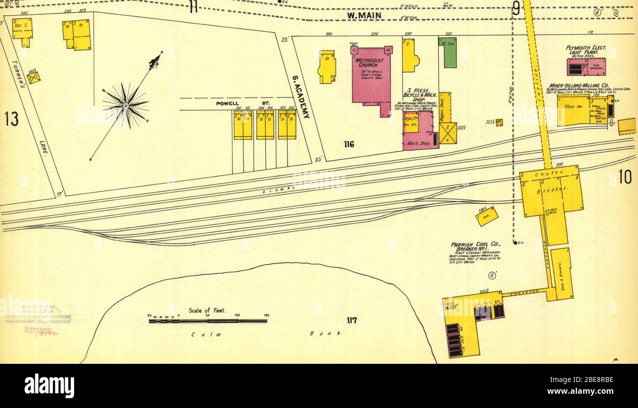 quot English Detail 1902 Sanborn - English Detail 1902 Sanborn Insurance Map Plymouth Pa December 1902 Penn State University Libraries Sanborn Map Co 2BE8RBE 
