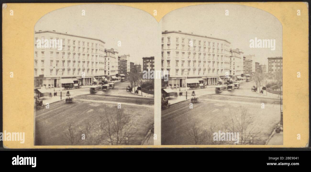 '5th Avenue Hotel, Madison Square.; Coverage: 1859?-1896.  Digital item published 9-30-2005; updated 2-11-2009.; Original source: Robert N. Dennis collection of stereoscopic views.  / United States. / States / New York / New York City / Stereoscopic views of hotels, New York City (Approx. 72,000 stereoscopic views : 10 x 18 cm. or smaller.) digital record        This image is available from the New York Public Library's Digital Library under the digital ID G91F209 004F: digitalgallery.nypl.org → digitalcollections.nypl.org This tag does not indicate the copyright status of the attached work. A Stock Photo