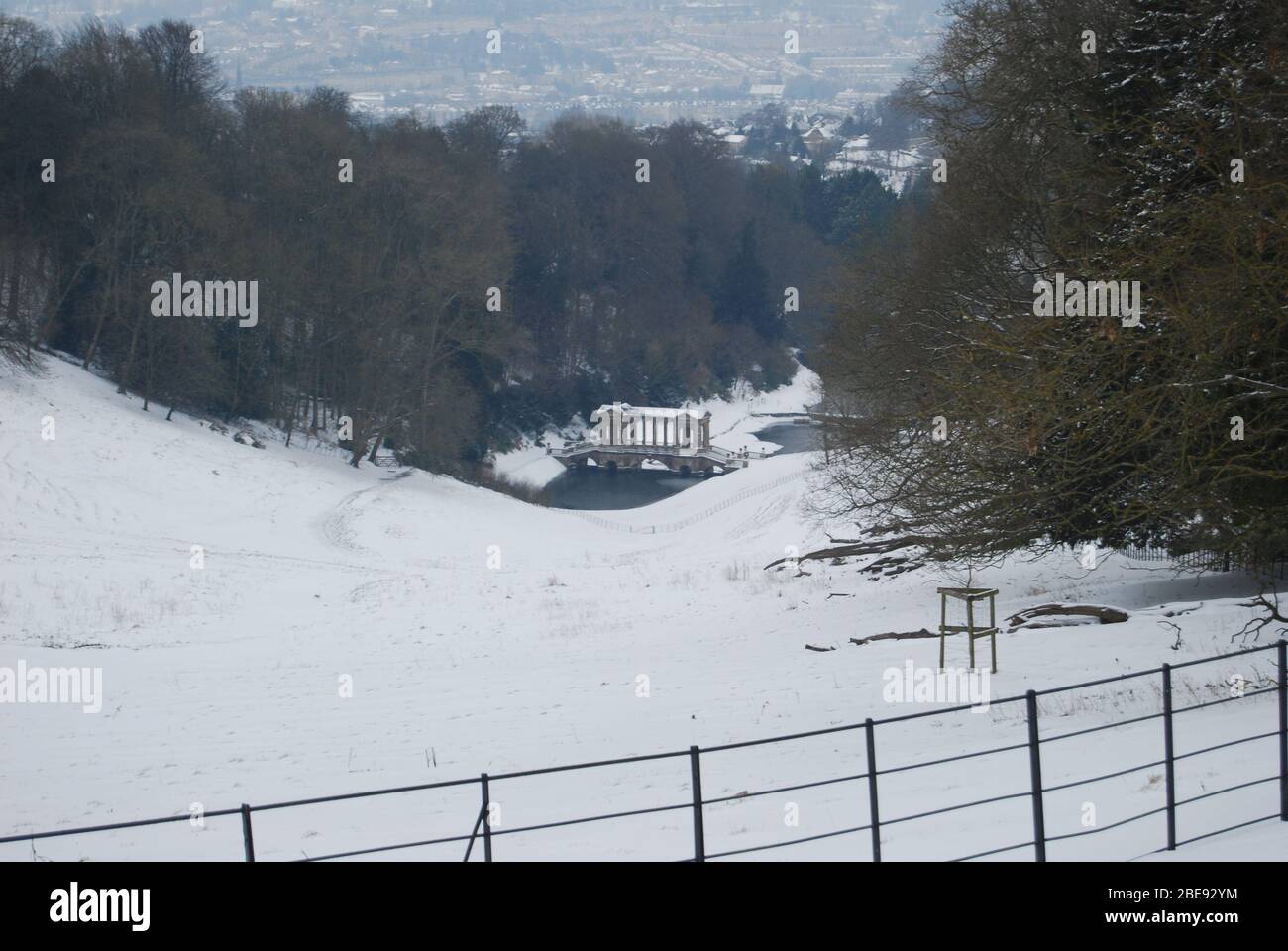 Prior Park Gardens Bridge Stock Photo