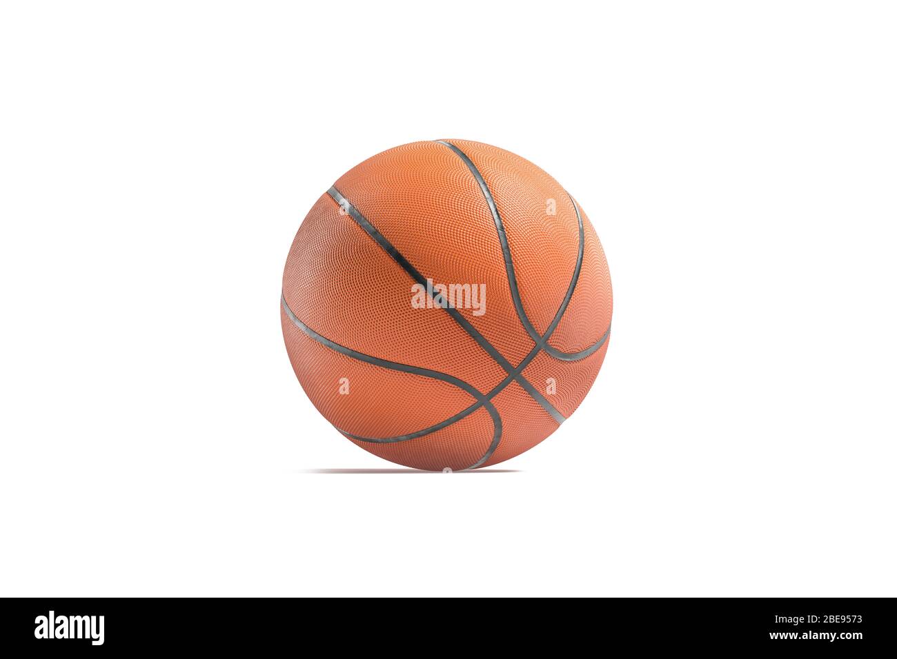 Download Blank Leather Basketball Ball Mockup Half Turned View Stock Photo Alamy