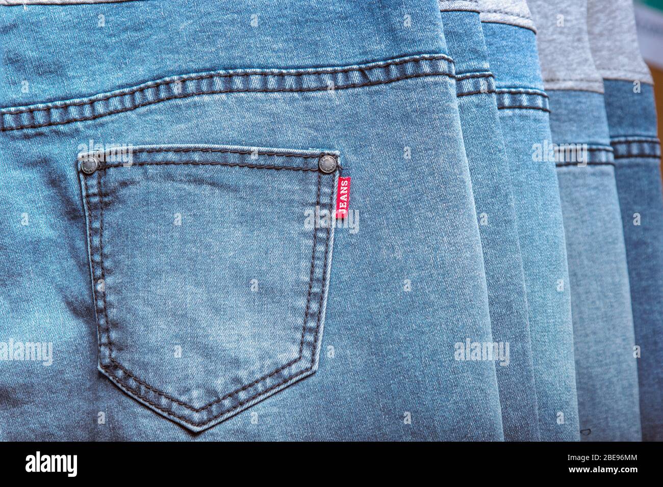 jeans ripped in the back