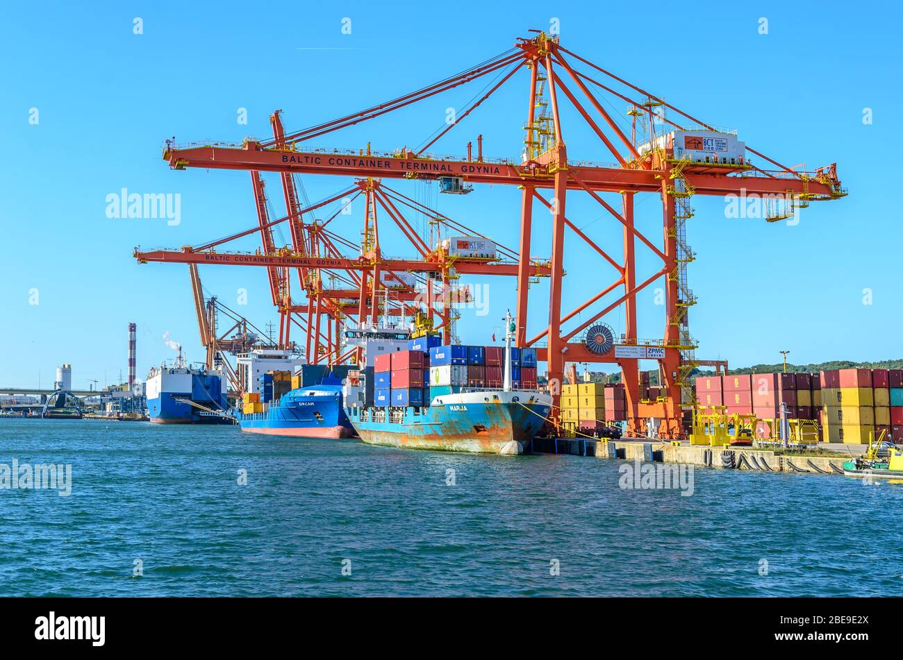 Baltic container terminal hi-res stock photography and images - Alamy